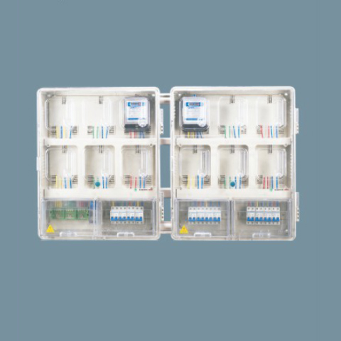 12A1D上下结构12表位透明电表箱